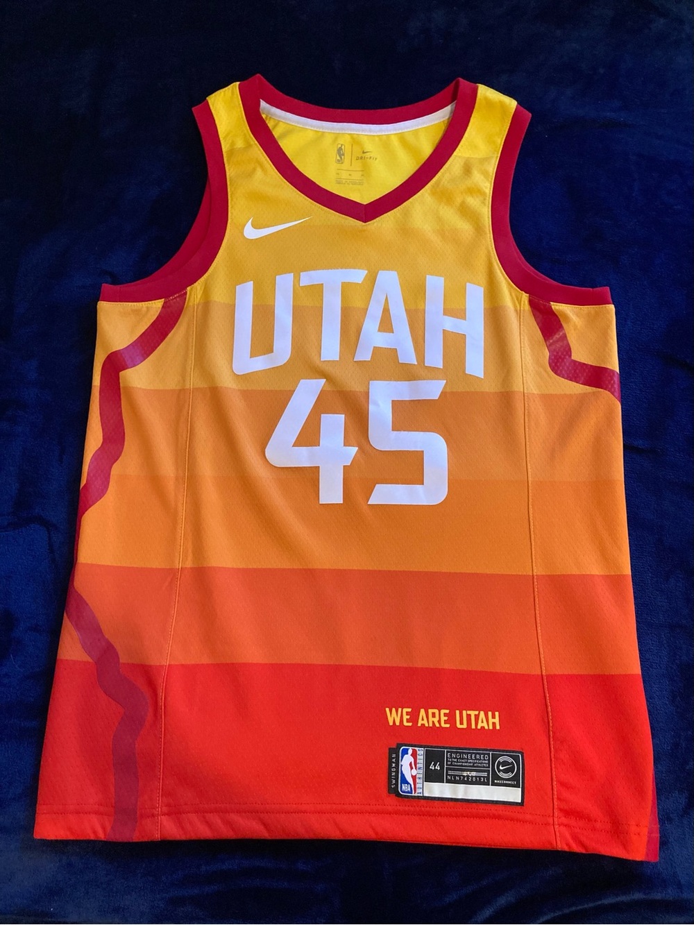 Nike Utah Jazz City Edition Donovan Mitchell #45 swingman Jersey size medium